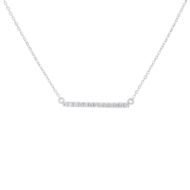 Diamond Bar Pendant
