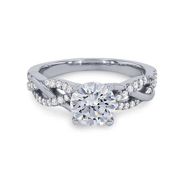 Artcarved Woven Diamond Engagement Setting