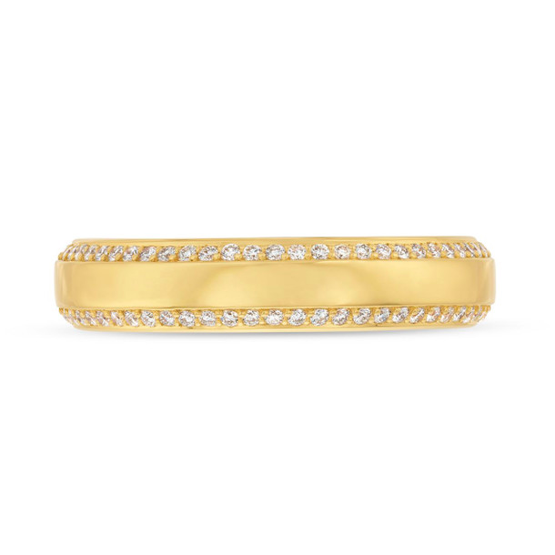 Tacori Bevel Edge Diamond Wedding Band