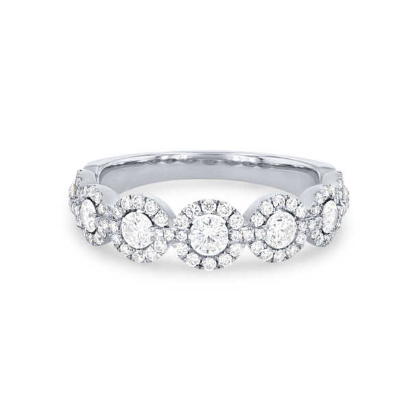 Halo Diamond Band