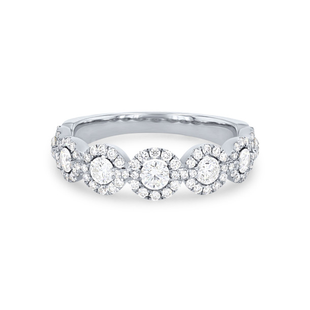 Halo Diamond Band