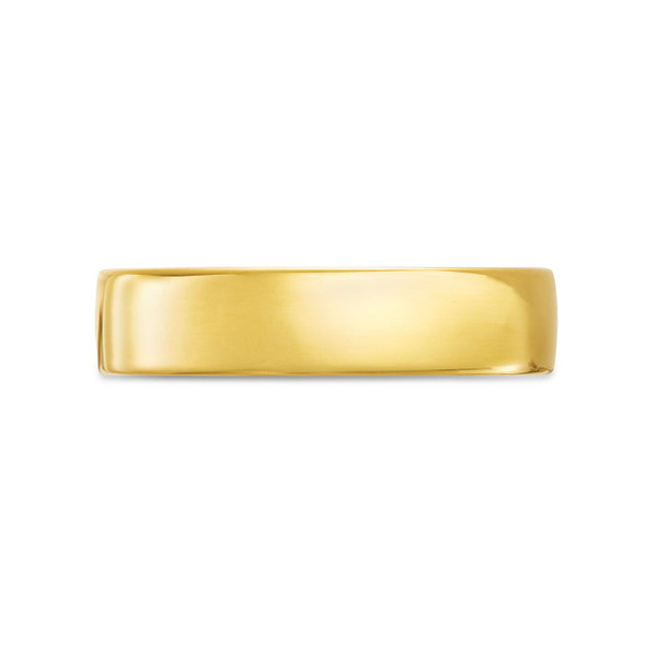Flat Polished 5mm Wedding Band