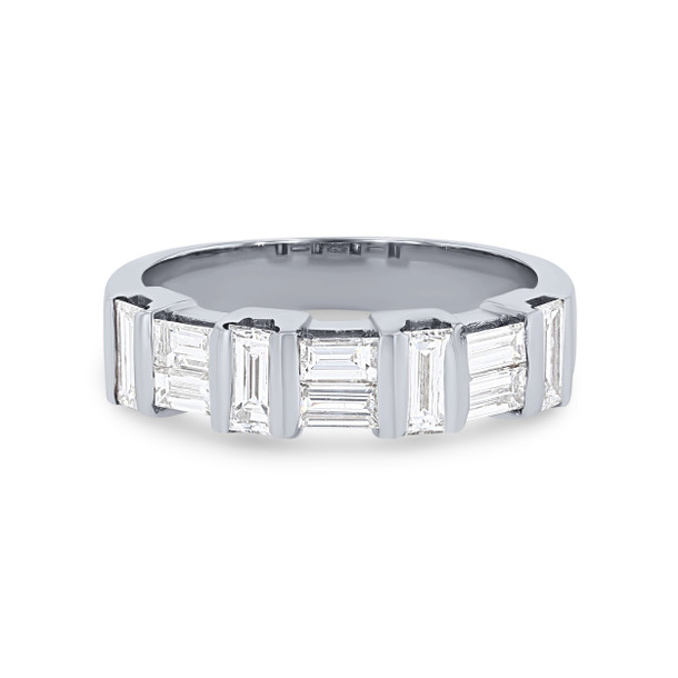 Multi-Row Baguette Diamond Band