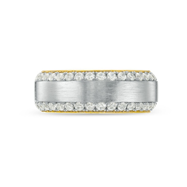 Simon G. Diamond Edge 8mm Wedding Band