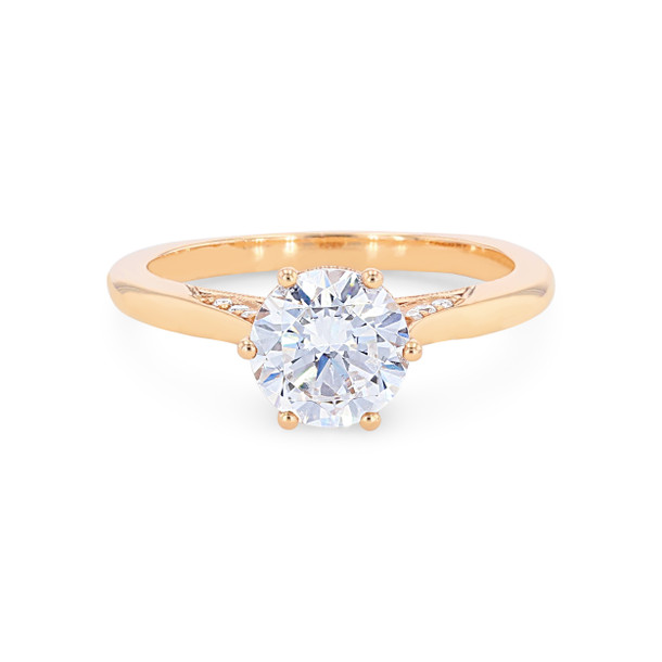 Simply Tacori Six Prong Round Solitaire Engagement Setting