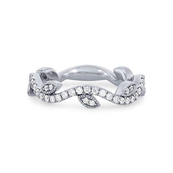 Artcarved Floral Vine Wedding Band