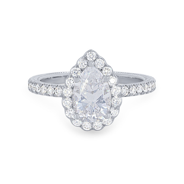Verragio Tradition Pear Halo Engagement Setting
