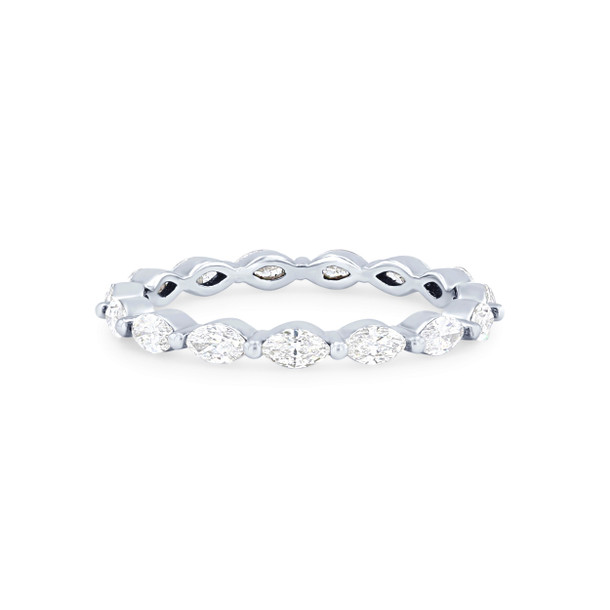 Marquise Diamond Eternity Band by C. Gonshor