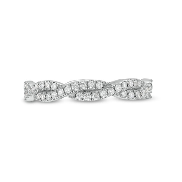 Twist Full Diamond Wedding Band by Diamonds Direct Designs