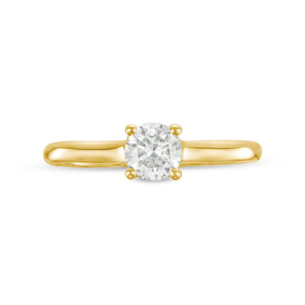 Round Diamond Solitaire Engagement Ring