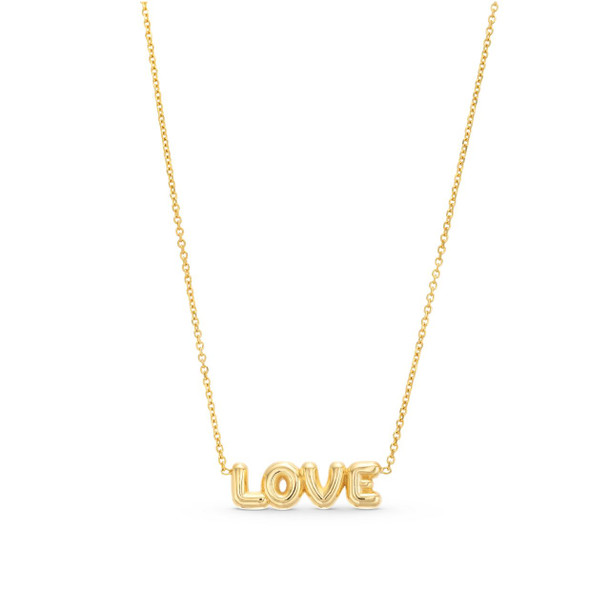 "Love" Bubble Letters Necklace