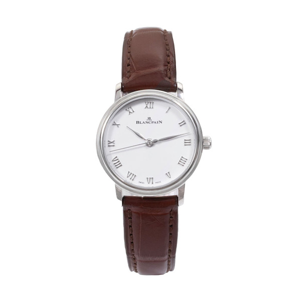 Blancpain Stainless Steel Villeret Ultraplate 29MM White Dial