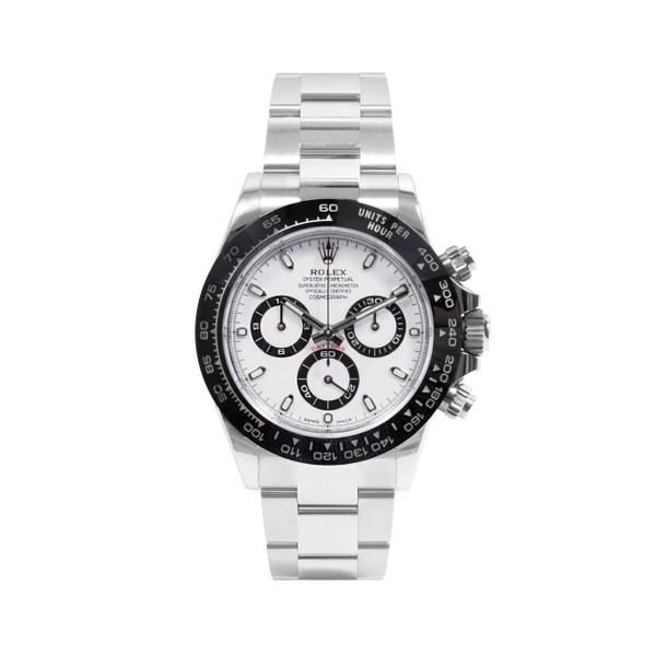 Rolex Cosmograph Daytona 40 White Dial Watch | "Panda" | Oystersteel