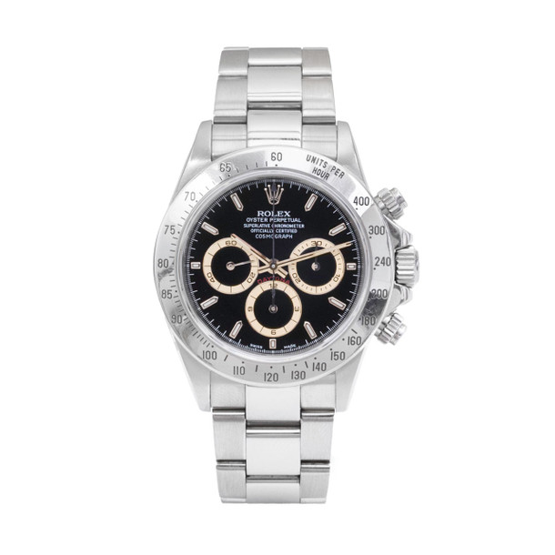 Rolex Daytona 40MM Black Dial Watch | Oystersteel Bracelet