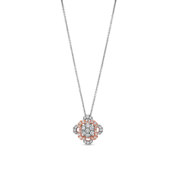 Verragio Floret Cluster Diamond Pendant