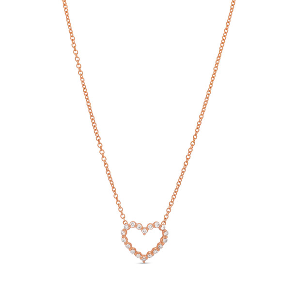 Verragio Medium Diamond Heart Pendant
