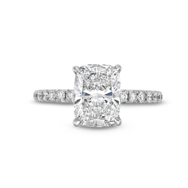 Cushion Lab Grown Diamond Engagement Ring By Diamonds Direct Designs