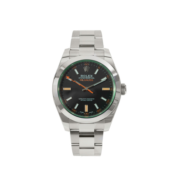 Rolex Milgauss 40 Black Dial Watch | Oystersteel