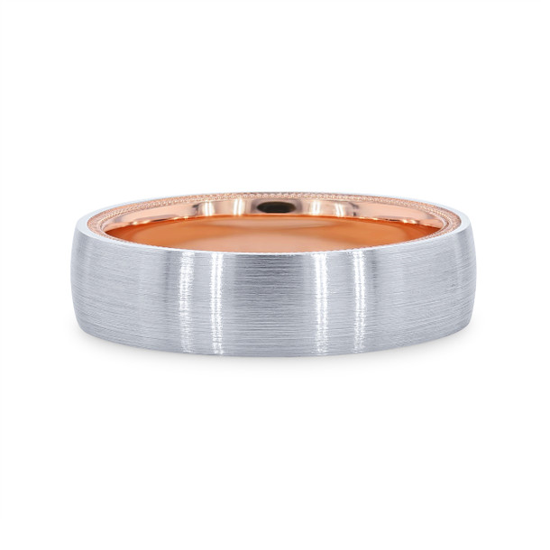 Verragio Two-Tone Inlay Wedding Band