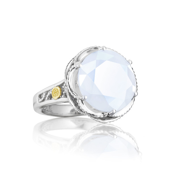 Tacori Crescent Crown Chalcedony Ring