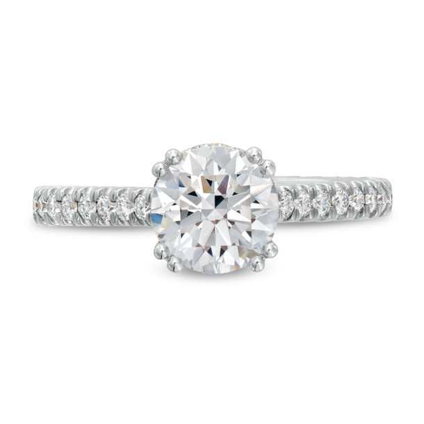 Verragio Renaissance Hidden Halo 3/4 Way Engagement Setting