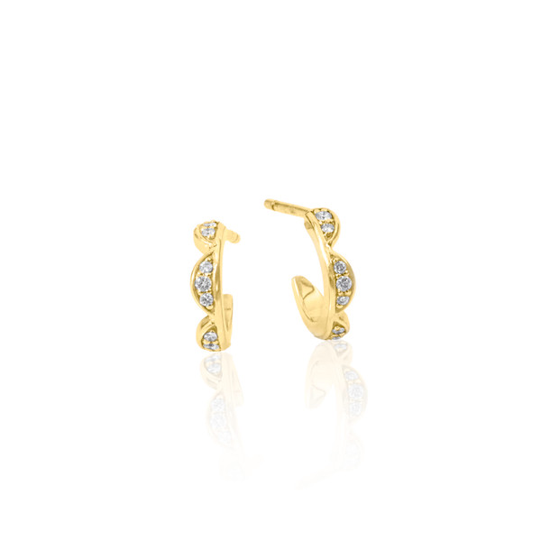 Tacori Crescent Huggie Earrings