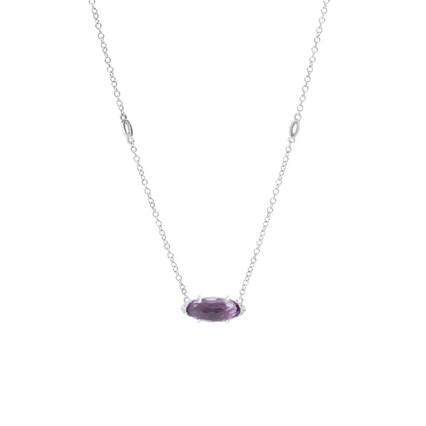 Tacori Horizon Shine Amethyst and Diamond Necklace