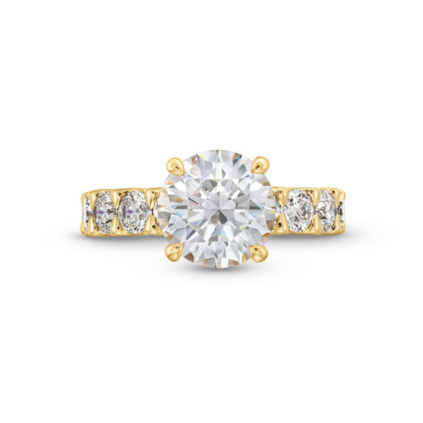 A. Jaffe Half Way Diamond Engagement Setting