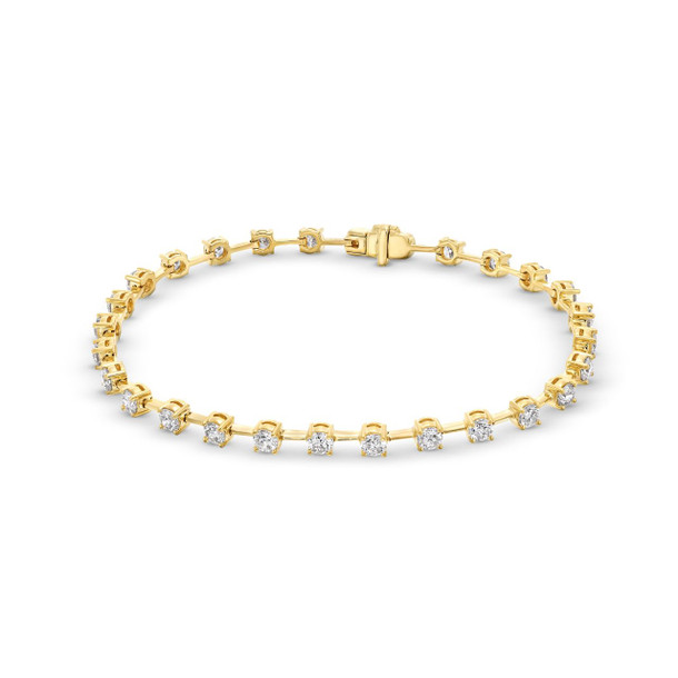 Alternating Diamond Bar Bracelet
