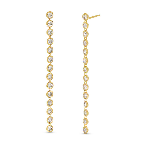 Illusion Diamond Dangle Earrings