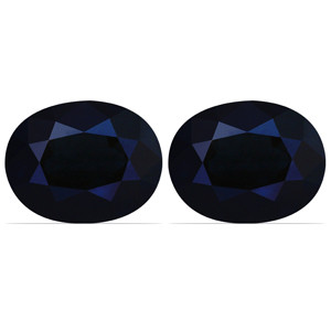 Oval 5.27tw Blue Sapphire Pair - #888552