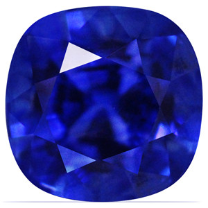 0.86ct Cushion Blue Sapphire Gemstone 4.93X4.88X3.73 MM - #888640