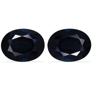 3.38ct Oval Blue Sapphire Gemstone 8.77X6.57X3.28 MM - #888650