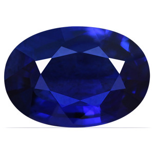 0.56ct Oval Blue Sapphire Gemstone 6.35X4.44X2.10 MM - #888682