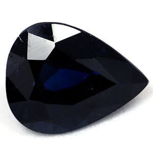 1.40ct Pear Blue Sapphire Gemstone 7.73X6.19X4.04 MM - #888794