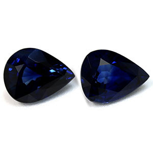 1.41ct Pear Blue Sapphire Gemstone 6.22X4.76X3.35 MM - #888845