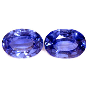 Oval 1.74tw Blue Sapphire Pair - #889142