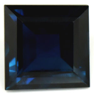 1.35ct Princess Blue Sapphire Gemstone 6.20X6.20X3.29 MM - #889158