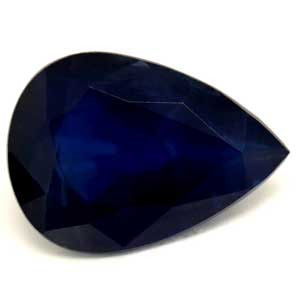 Pear 0.84 Blue Sapphire - #889343