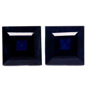 Princess 1.73tw Blue Sapphire Pair - #889725