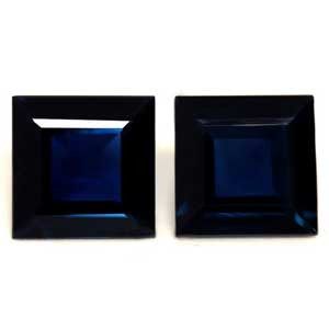 Princess 1.37tw Blue Sapphire Pair - #889719