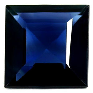 0.62ct Princess Blue Sapphire Gemstone 5.17X5.13X2.10 MM - #889465