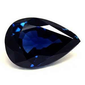 Pear 0.58 Blue Sapphire - #889312