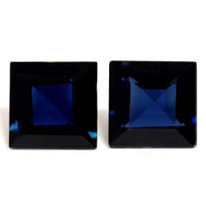 Princess 1.59tw Blue Sapphire Pair - #889476