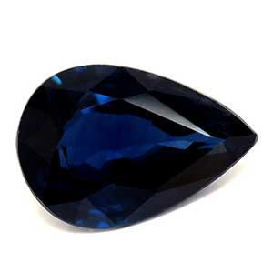 Pear 0.42 Blue Sapphire - #889319