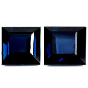 2.19ct Princess Blue Sapphire Gemstone 5.50X5.49X3.42 MM - #889478