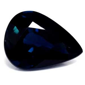 1.35ct Pear Blue Sapphire Gemstone 8.04X6.03X3.75 MM - #889330