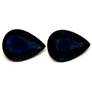 2.44ct Pear Blue Sapphire Gemstone 8.14X6.07X3.23 MM - #889430