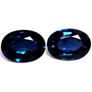 Oval 1.81tw Blue Sapphire Pair - #889547