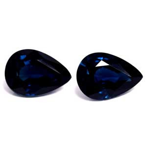 1.93ct Pear Blue Sapphire Gemstone 7.06X5.06X3.22 MM - #889431